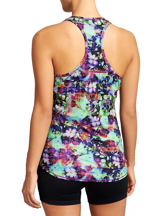 Athleta Floral Racerback Tank Top - Floral Fade Chi